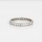 Bague Alliance en platine avec anneau de diamants 58 Facettes G13481
