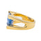 Bague 54 Bague Cocktail Or jaune Saphir 58 Facettes 3464022CN