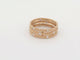 Bague 56 bague MAUBOUSSIN le premier jour en or rose diamants 58 Facettes 261247