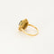 Bague 54 Marguerite or jaune, saphir et diamants 58 Facettes SOR10754