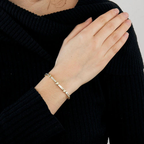 Bracelet Bracelet cœur or jaune et diamant 58 Facettes BO/230132