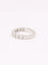 Bague Alliance or blanc diamants taille ancienne 58 Facettes J609