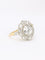 Bague 54 Bague marguerite ancienne diamants taille ancienne 3 carats 58 Facettes 1100
