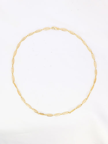Collier Collier chaine maille filigrane or jaune 58 Facettes 1162.2