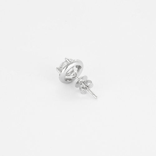 Boucles d'oreilles Boucles d'oreilles en or blanc et diamants 58 Facettes