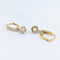 Boucles d'oreilles Boucles d'oreilles dormeuse or jaune et diamants 58 Facettes 31755