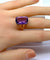 Bague Bague or jaune améthyste 13,36 carats 58 Facettes AB398