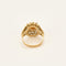 Bague 55.5 Bague cocktail en or jaune, citrine 58 Facettes CHA5557