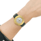 Montre Poiray "Ma Seconde" acier, or, cuir, nacre, diamants. 58 Facettes 34313