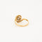 Bague Bague tourbillon en or jaune et platine sertie de diamants 58 Facettes