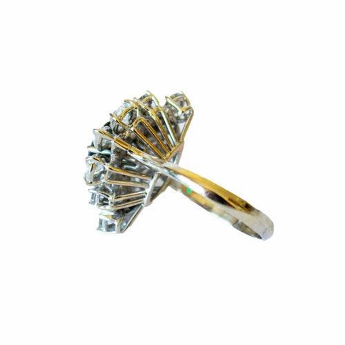Bague 52.5 bague en or avec diamants 58 Facettes Q76B(930)