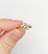Bague 52.5 Bague antique perles et diamants taille rose en or rose 18k art nouveau 58 Facettes A06321