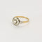 Bague 54 Bague "Fleur" en or jaune et gris , diamants 58 Facettes ASN0417