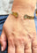 Bracelet Bracelet jonc vintage 3 ors et diamants 58 Facettes