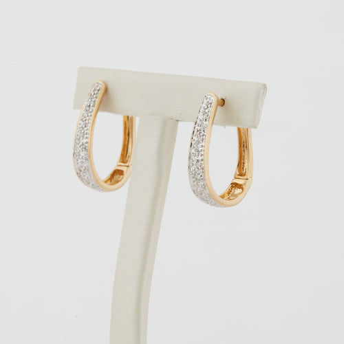 Boucles d'oreilles BOUCLES D’OREILLES DIAMANTS - 2 OR 58 Facettes RÉF 8016/20