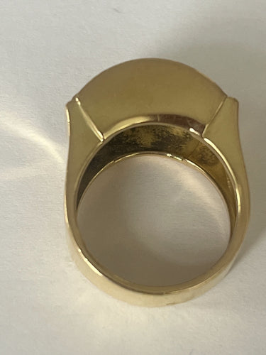 Bague 58 Bague Tank Or Jaune Diamants 58 Facettes LOT 6116