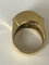 Bague 58 Bague Tank Or Jaune Diamants 58 Facettes LOT 6116