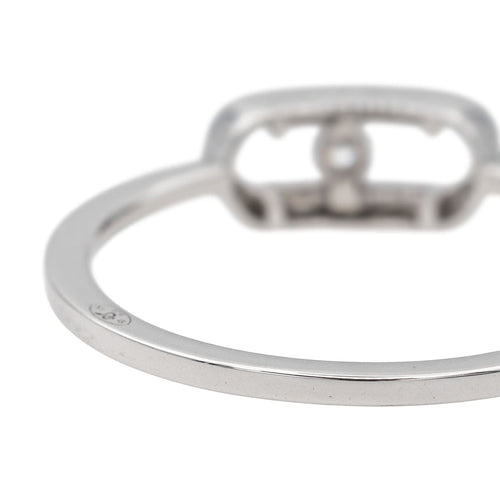 Bague 53 Messika Bague Move Uno Or blanc Diamant 58 Facettes 3753458RV