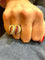 Bague 53 Bague en or jaune 18 carats sertie de rubis et diamants , taille 53 ajustable 58 Facettes