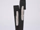 Boucles d'oreilles Boucles d'oreilles créoles en or blanc avec diamants 58 Facettes 2052
