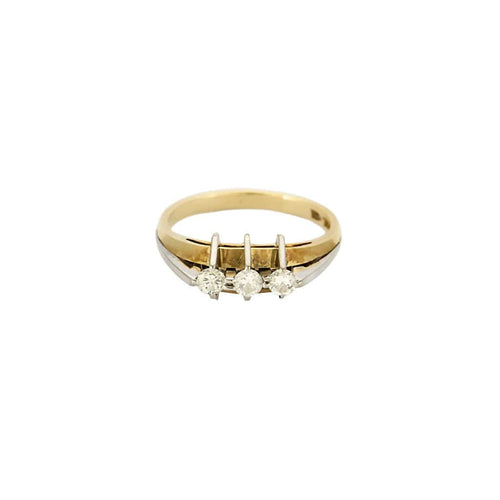 Bague 55.5 Bague en or et diamants 58 Facettes CHA0895