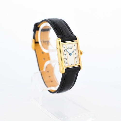 Cartier Tank Must - Ivory Column dial - SM 58 Facettes