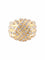 Bague Bague Dôme Or Jaune Diamants 58 Facettes