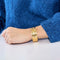 Bracelet Bracelet rigide à décor or jaune 58 Facettes