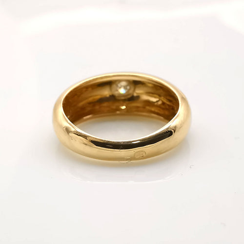 Bague 47 Bague en or jaune et diamant 58 Facettes
