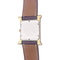 Montre Montre Hermès,"Heure H", plaqué or, acier sur cuir. 58 Facettes 33734