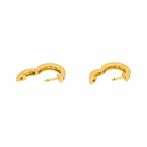 Boucles d'oreilles Boucles d'oreilles  Créoles  Or jaune Diamant 58 Facettes 4870192CN