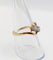 Bague 56 Bague toi et moi antique or 18k diamants et monture tourbillon (circa 1900) 58 Facettes A06310