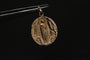 Pendentif Médaille Vierge Marie Or Rose 58 Facettes