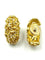 Boucles d'oreilles GILBERT ALBERT. Boucles d'oreilles or jaune 18K 58 Facettes
