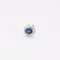 Boucles d'oreilles Boucles d'oreilles en or gris avec saphirs et diamants 58 Facettes 240201