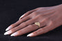 Bague 57 Élégance éternelle : l'anneau d'or historique de Hollande 58 Facettes 24043-0184