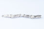 Boutons de manchette Boutons de manchette diamant en or blanc 18 carats 58 Facettes BM-77-90