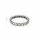 Bague 53 Alliance or gris et diamants 58 Facettes RAM2654