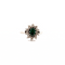 Bague 61 Bague Pompadour Or Blanc 18k, Diamants, Émeraude 58 Facettes 30-GS32679