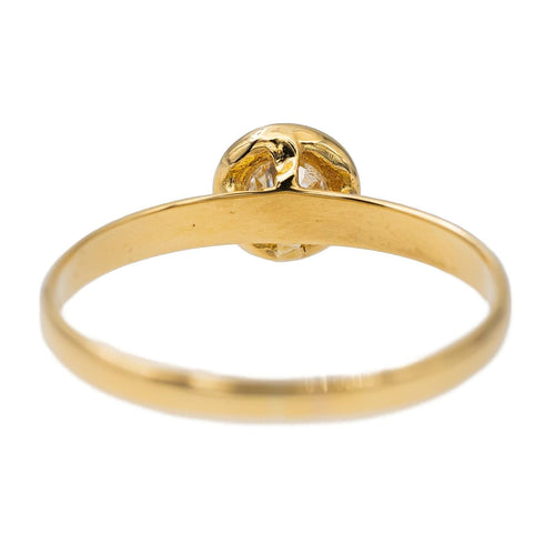 Bague 52.5 Bague Solitaire Or jaune Diamant 58 Facettes 2897409CN
