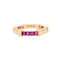 Bague 53 Cartier - Bague Alliance Contessa Vintage en Or Jaune et Blanc, Diamants, Rubis 58 Facettes 350