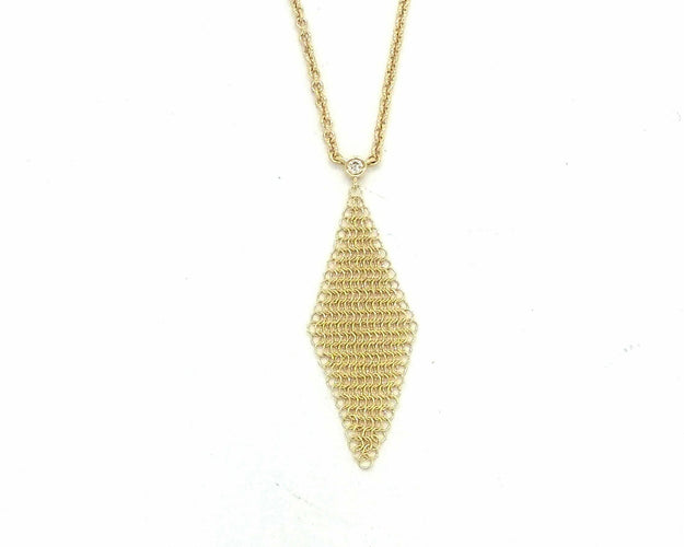 Collier Tiffany and Co - Collier à pendentifs en maille Elsa Peretti 58 Facettes