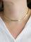 Collier Collier chaine vintage or jaune maille plate 58 Facettes 1131.4
