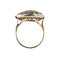 Bague 57 Bague ronde en or jaune avec diamants 58 Facettes 36100