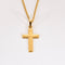 Pendentif Pendentif croix et maille gourmette 58 Facettes MEA4280