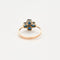 Bague 54.5 Bague Trèfle or rose saphirs 58 Facettes