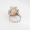 Bague Bague en opale naturelle de 9,73 ct, diamant, platine, taille 7, bijoux fins 58 Facettes G13960