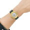 Montre Montre Poiray "Ma Seconde" acier, or, cuir, nacre, diamants. 58 Facettes 34313
