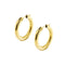 Boucles d'oreilles Boucles d'oreilles créoles en or jaune 58 Facettes 38302