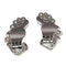 Boucles d'oreilles Élégants clips d'oreilles en diamant platine des années 1950 avec une touche Art déco 58 Facettes 24129-0371